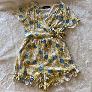 Yellow romper